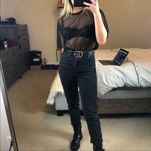 Topshop High Waisted Mom Jeans (6)
